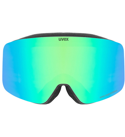 JUNIORSKIE GOGLE UVEX PWDR FM Black Matt 2025