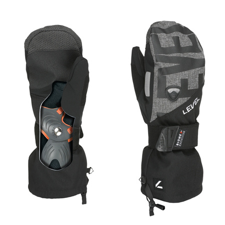 JUNIORSKIE RĘKAWICE LEVEL FLY JUNIOR MITT Black/Grey 2025