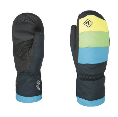 JUNIORSKIE RĘKAWICE LEVEL RAINBOW DOWN MITT LIght Blue 2024