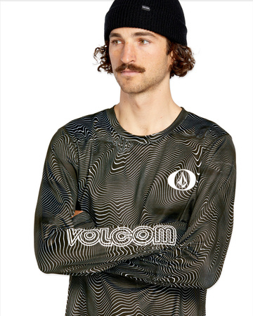 KOSZULKA TERMOAKTYWNA VOLCOM V-SCIENCE CREW Black Print 2025