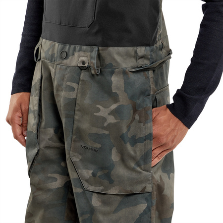 SPODNIE SNOWBOARDOWE VOLCOM ROAN BIB OVERALL Cloudwash Camo 2024