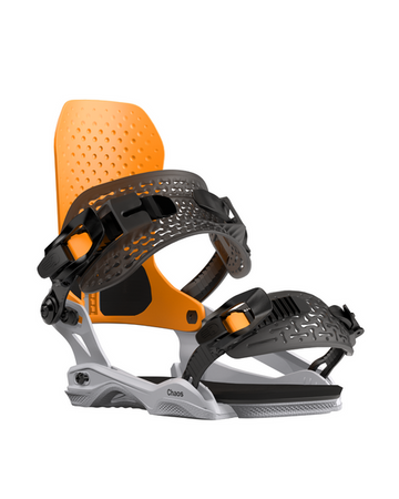 WIĄZANIA SNOWBOARDOWE BATALEON CHAOS Neon Orange/Glacier Gray 2024