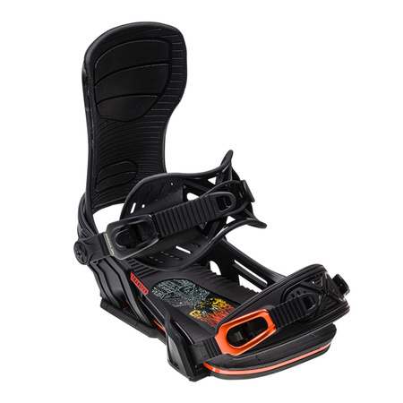 WIĄZANIA SNOWBOARDOWE BENT METAL TRANSFER Black/Orange 2024