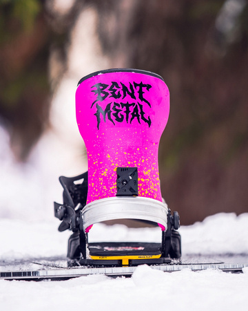 WIĄZANIA SNOWBOARDOWE BENT METAL TRANSFER Black/Pink 2024