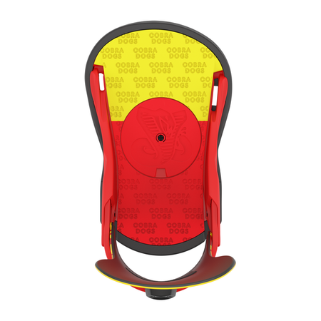 WIĄZANIA SNOWBOARDOWE UNION STRATA COBRA DOGS Yellow/Red 2023