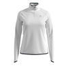 DAMSKA BLUZA TECHNICZNA ODLO MIDLAYER 1/2 ZIP CARVE CERAMIWARM White 2020