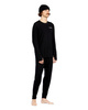 KOSZULKA TERMOAKTYWNA VOLCOM MERINO BLEND CREW Black 2025